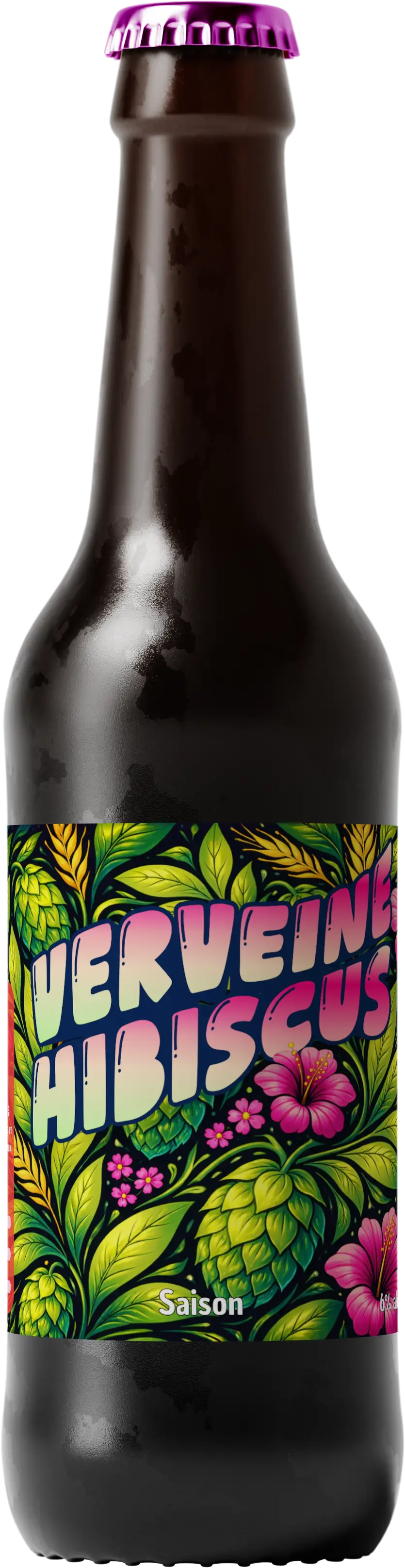 Bouteille Verveine Hibiscus de Bravell
